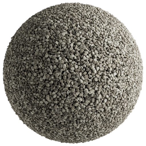 Gravel Crushed 001 White 200cm Disp 3cm
