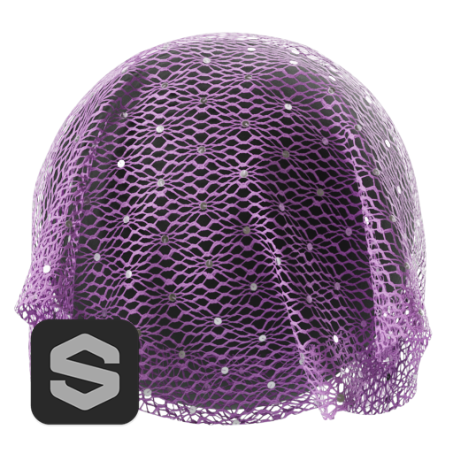 Sequin Hexagonal Mesh Fabric 20cm