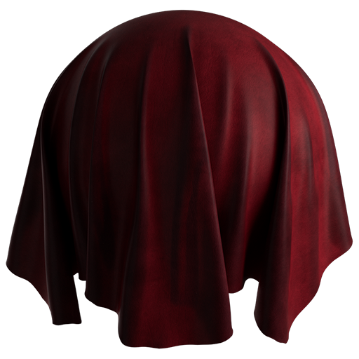 Leather Rustic Smooth 001 Red 120cm