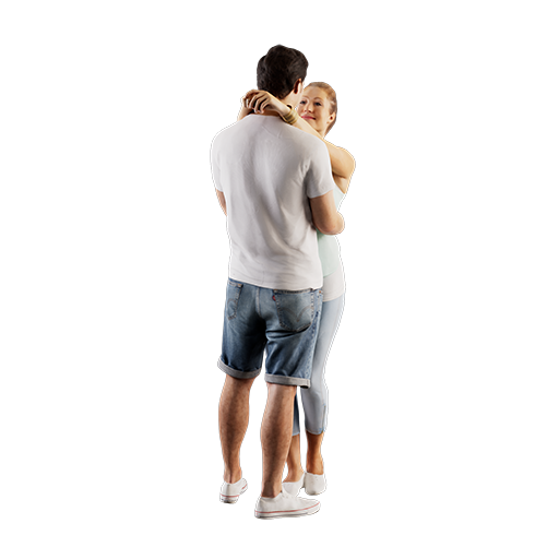 Couple 01 - Renderpeople