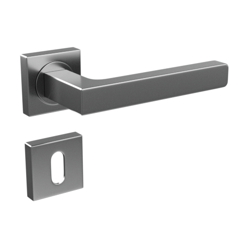 Door Lever 010 Flat - Keyed
