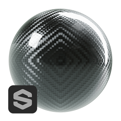 Carbon Fiber Diamond Weave 10cm