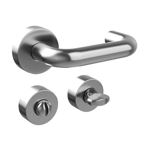 Door Lever 011 Curved - Turn Lock
