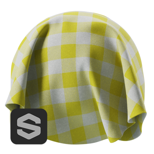 Gingham Fabric 25cm Disp 0.01cm