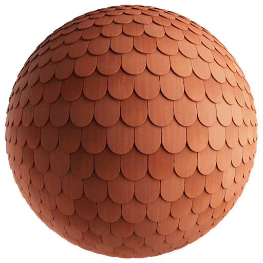 Rooftiles Beavertail 001 Terracotta 304cm Disp 2.5cm