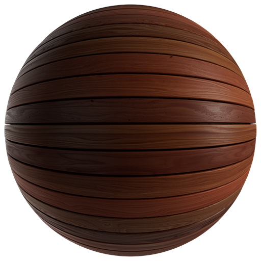 Wood Deck 002 DarkBrown 400cm Disp 3.0cm