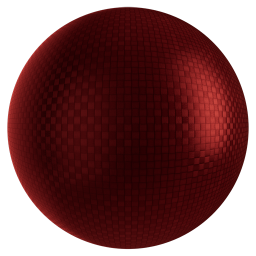 Carbon Fiber 01 Matte Dyed Red 4cm