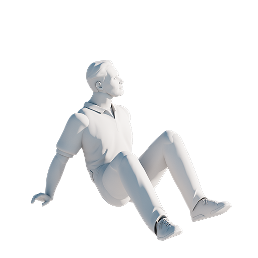 Man Sitting Floor - Zygote