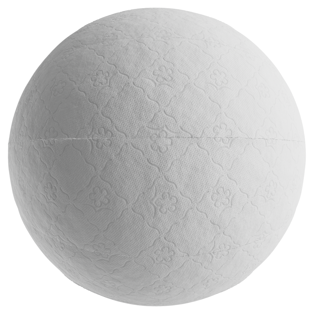 Toiletpaper 01 White 20cm Disp 0.5cm