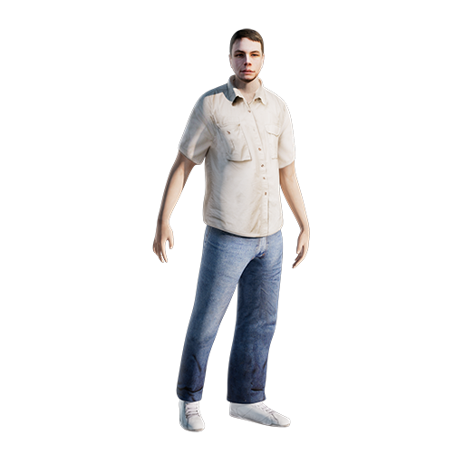 Casual 03b - Stand Look Right
