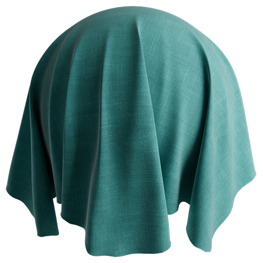 Linen 01 Cyan 100cm