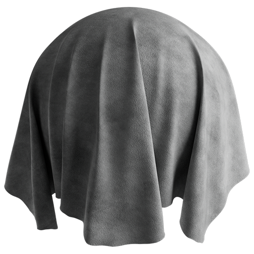Leather Suede Rough 001 CementGrey 120cm